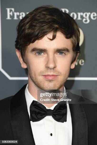 Freddie Highmore attends the 24th annual Critics' Choice Awards at Barker Hangar on January 13, 2019 in Santa Monica, California.
