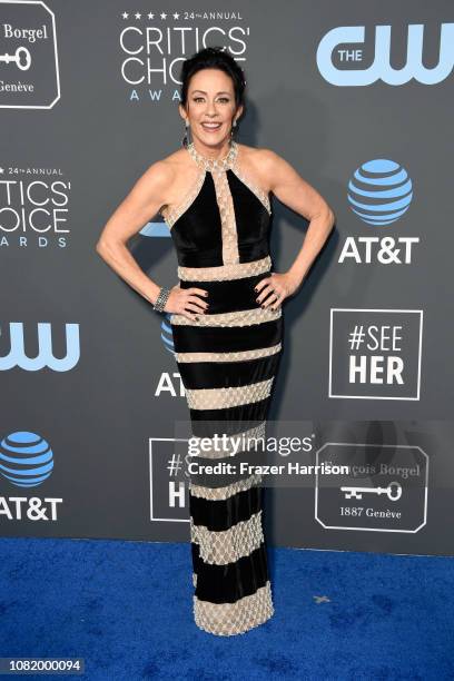 Patricia Heaton attends the 24th annual Critics' Choice Awards at Barker Hangar on January 13, 2019 in Santa Monica, California.