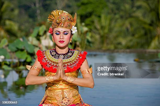 balinese dancer - balinese culture stock pictures, royalty-free photos & images