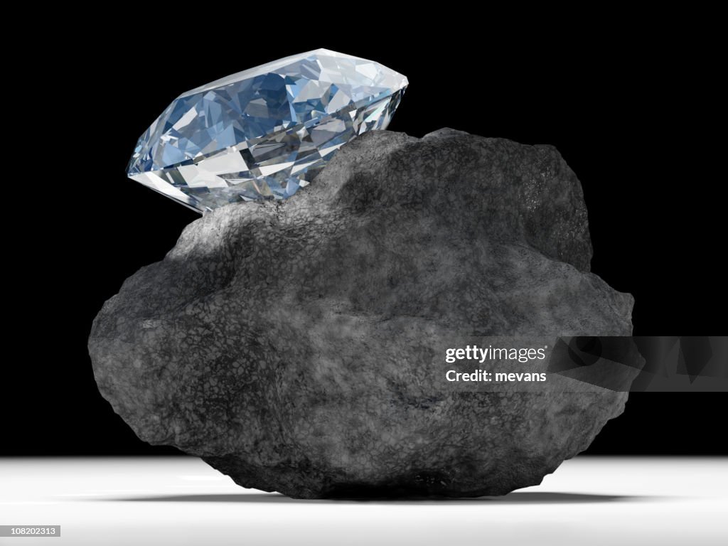 Diamond In Rough Diamond In The Rough High-Res Stock Photo - Getty Images