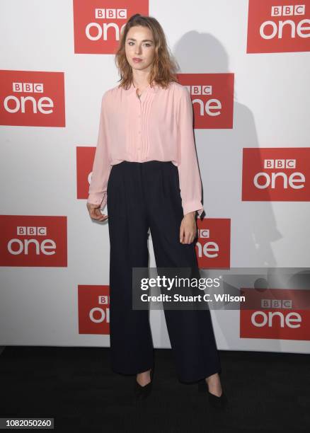 Freya Mavor attends a screening of "The ABC Murder" at BFI Southbank on December 13, 2018 in London, England.
