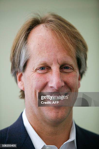 Rod Beckstrom, chief executive officer and president of Internet Corporation for Assigned Names and Numbers , poses for a portrait at his company's...