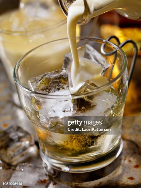 spiced rum and eggnog - dark rum stock pictures, royalty-free photos & images