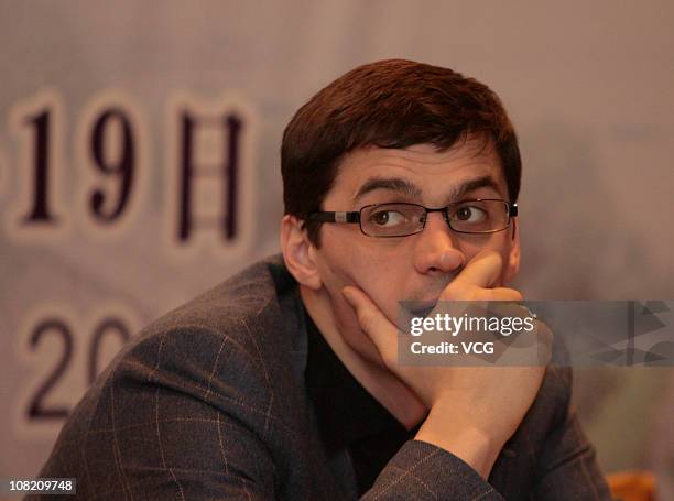 Former Russian swimmer Alexander Popov attends the Official Debriefing of the Singapore Youth Olympic Games at Sofitel Galaxy Hotel on January 19,...