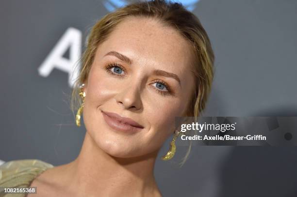 Annie Starke attends the 24th annual Critics' Choice Awards at Barker Hangar on January 13, 2019 in Santa Monica, California.