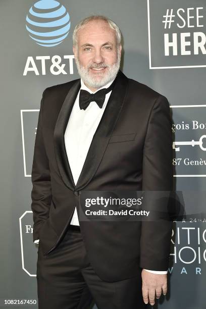 Kim Bodnia attends the 24th Annual Critics' Choice Awards - Arrivals at Barker Hangar on January 13, 2019 in Santa Monica, California.