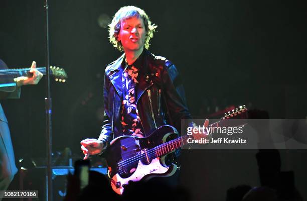 Beck performs at Malibu Love Sesh Benefit Concert for victims of the Malibu Fires at the Hollywood Palladium on January 13, 2019 in Hollywood CA