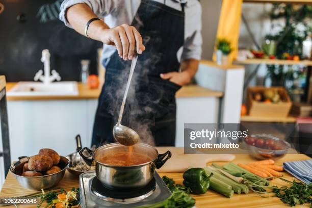 la mia ricetta speciale - mestolo foto e immagini stock