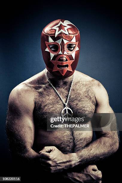 the pacifist - lucha libre stock pictures, royalty-free photos & images