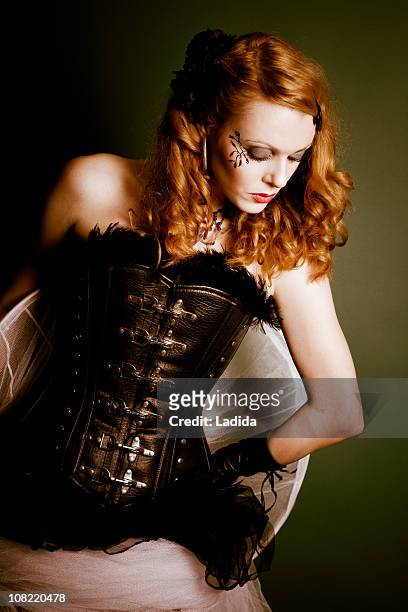 weibliche - corset stock-fotos und bilder