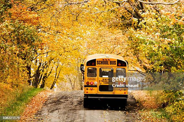 Fall Bus 1,117 School Bus Fall Stock Photos, High-Res Pictures, and Images ...