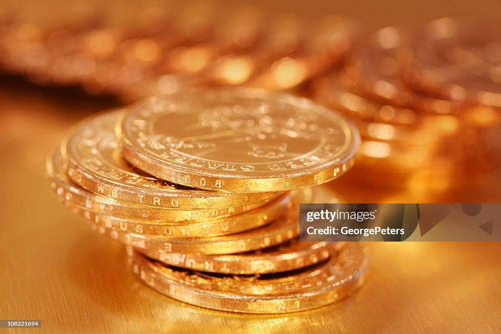 Monedas de oro