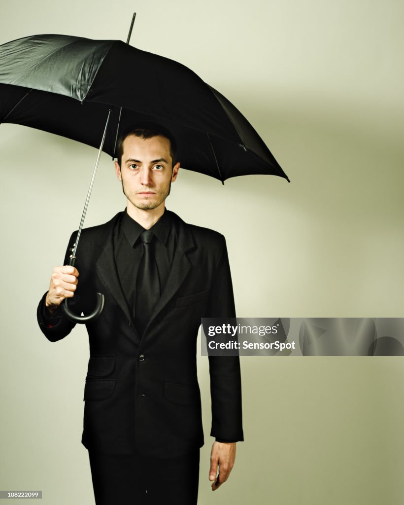 Fashion with umbrella