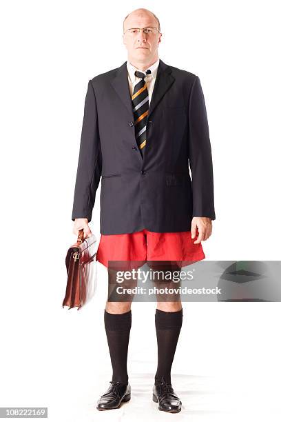 businessman without pants, isolated on white - boxer bildbanksfoton och bilder