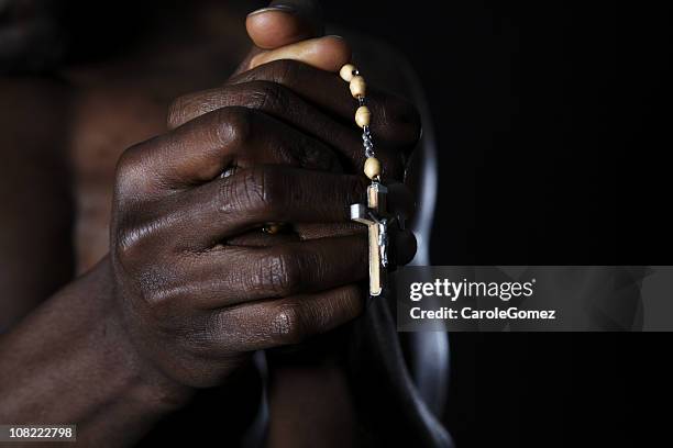 salvation - gebetskette stock-fotos und bilder