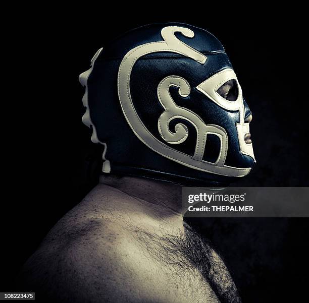 wrestler wrestling - lucha libre stock pictures, royalty-free photos & images