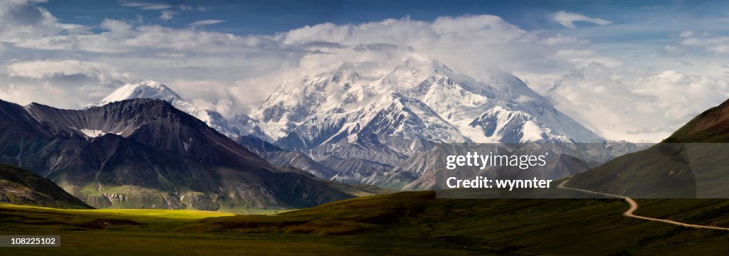 Mt Denali and the Alaska Range Panoramic