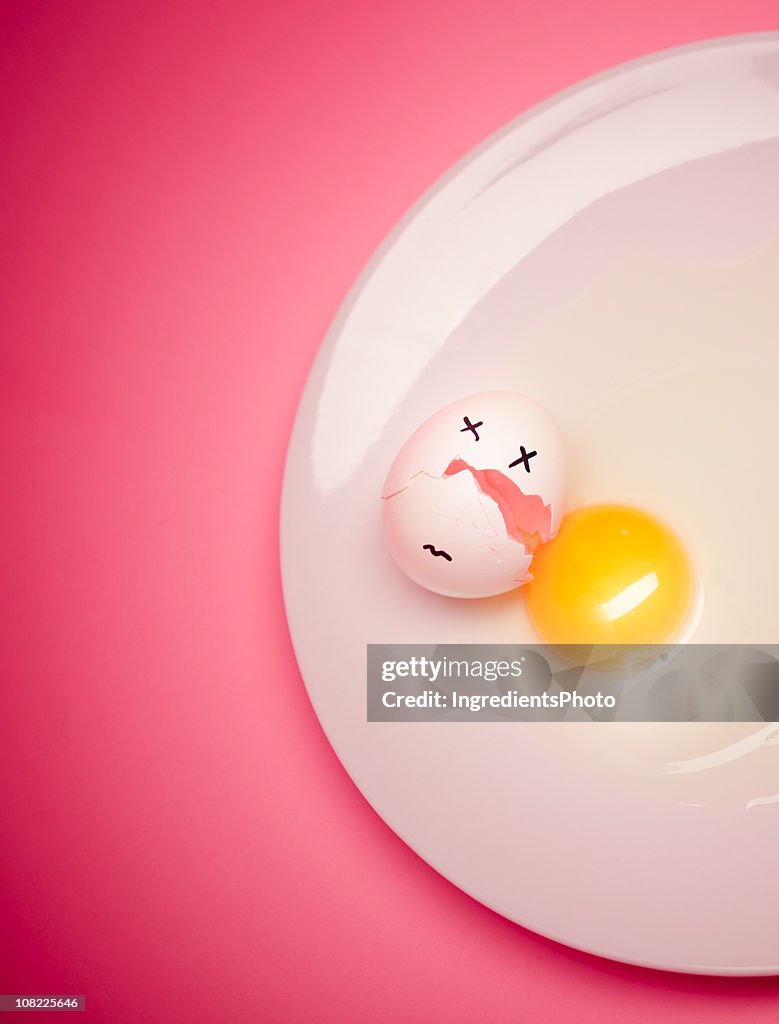 Cracked egg