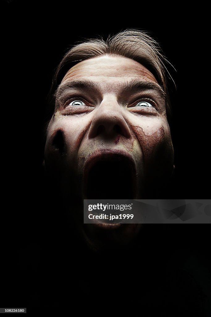 Horror Screaming Face