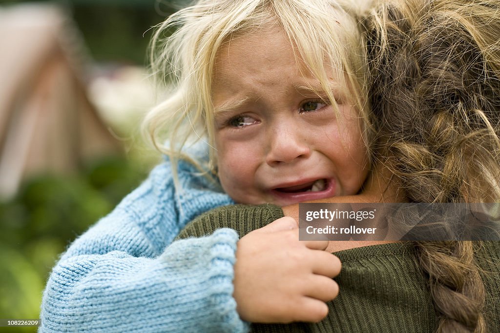 Girl crying