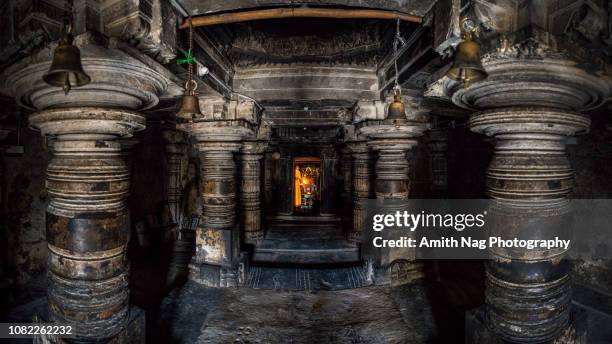 chennakeshava temple at hullekere - south indian temple stock pictures, royalty-free photos & images