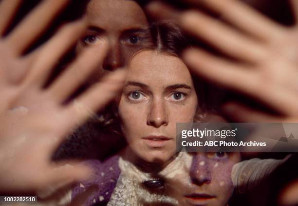 Kitty Winn, multiple photo overlay, appearing in the Walt Disney Television via Getty Images tv movie 'The House That Would Not Die'.