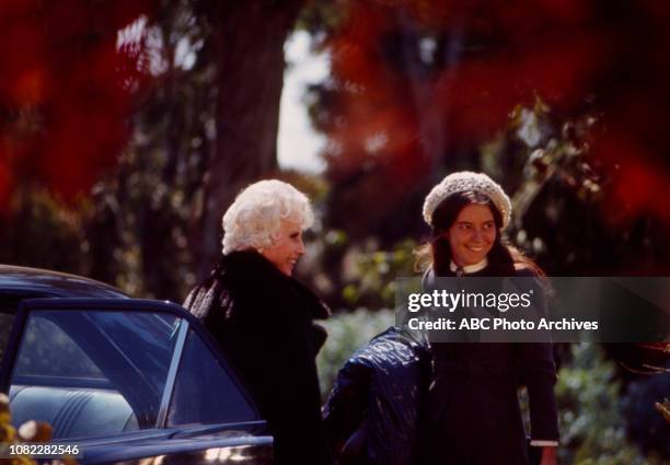 Barbara Stanwyck, Kitty Winn appearing in the Disney General Entertainment Content via Getty Images tv movie 'The House That Would Not Die'.