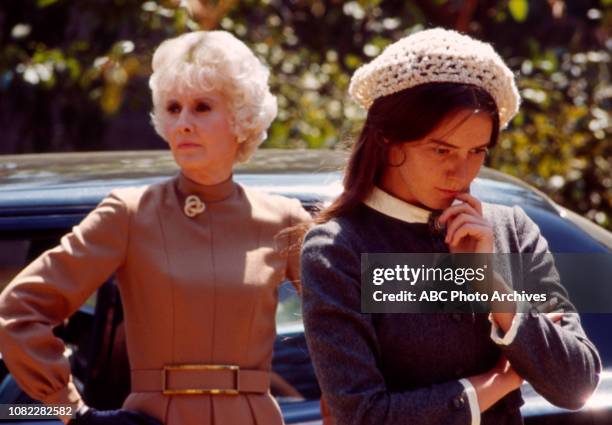 Barbara Stanwyck, Kitty Winn appearing in the Disney General Entertainment Content via Getty Images tv movie 'The House That Would Not Die'.