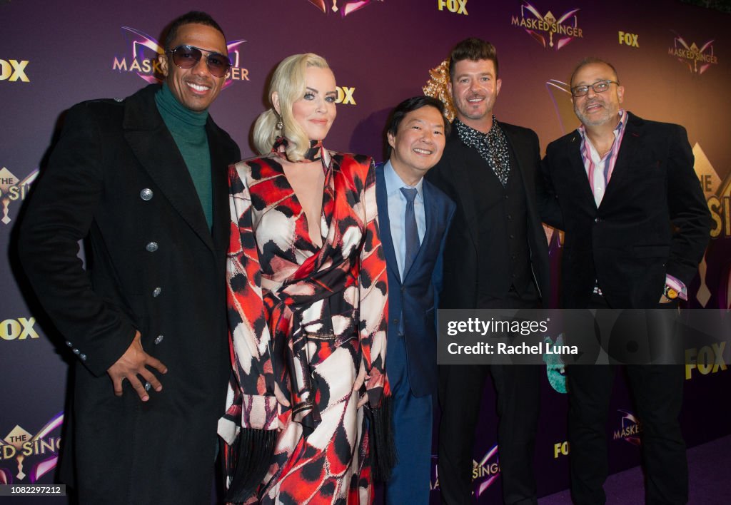 Fox's "The Masked Singer" Premiere Karaoke Event - Red Carpet