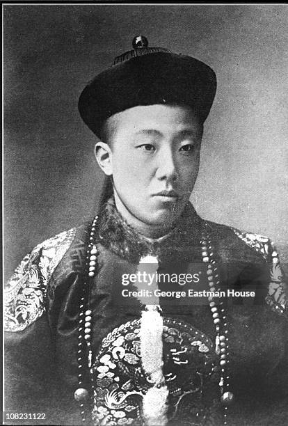 Portrait of Emperor Guangxu of China , Beijing, China, late 19th century.