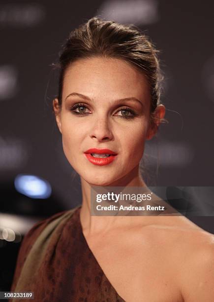 Actress Beau Garrett arrives for the Michalsky StyleNite during the Mercedes Benz Fashion Week Autumn/Winter 2011 at Tempodrom on January 21, 2011 in...