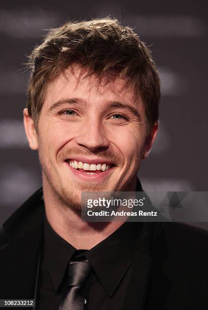 Actor Garrett Hedlund arrives for the Michalsky StyleNite during the Mercedes Benz Fashion Week Autumn/Winter 2011 at Tempodrom on January 21, 2011...