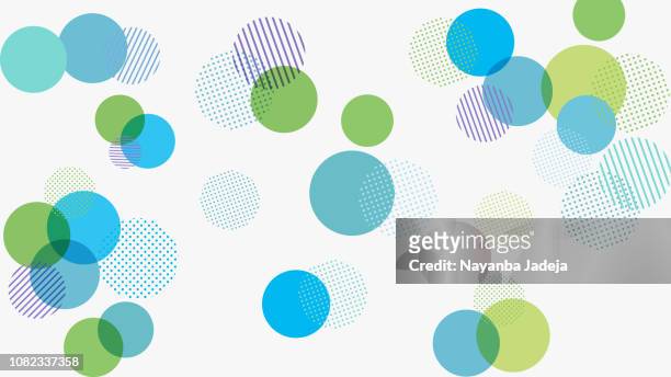 abstract geometry pattern background for design - circle stock illustrations