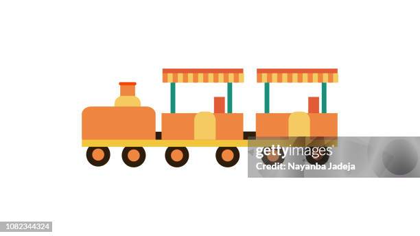 ilustrações de stock, clip art, desenhos animados e ícones de toy train icon - miniature train