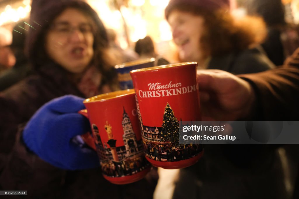 Christmas Atmosphere In Munich