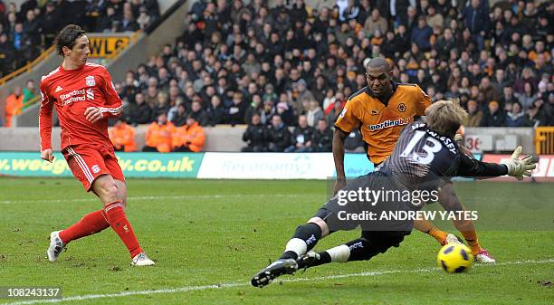 Liverpool's Spanish striker Fernando Tor, Nachrichtenfoto