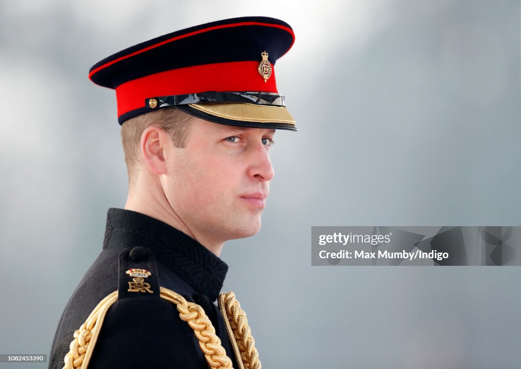 The Duke Of Cambridge Attends The Sovereign's Day Parade