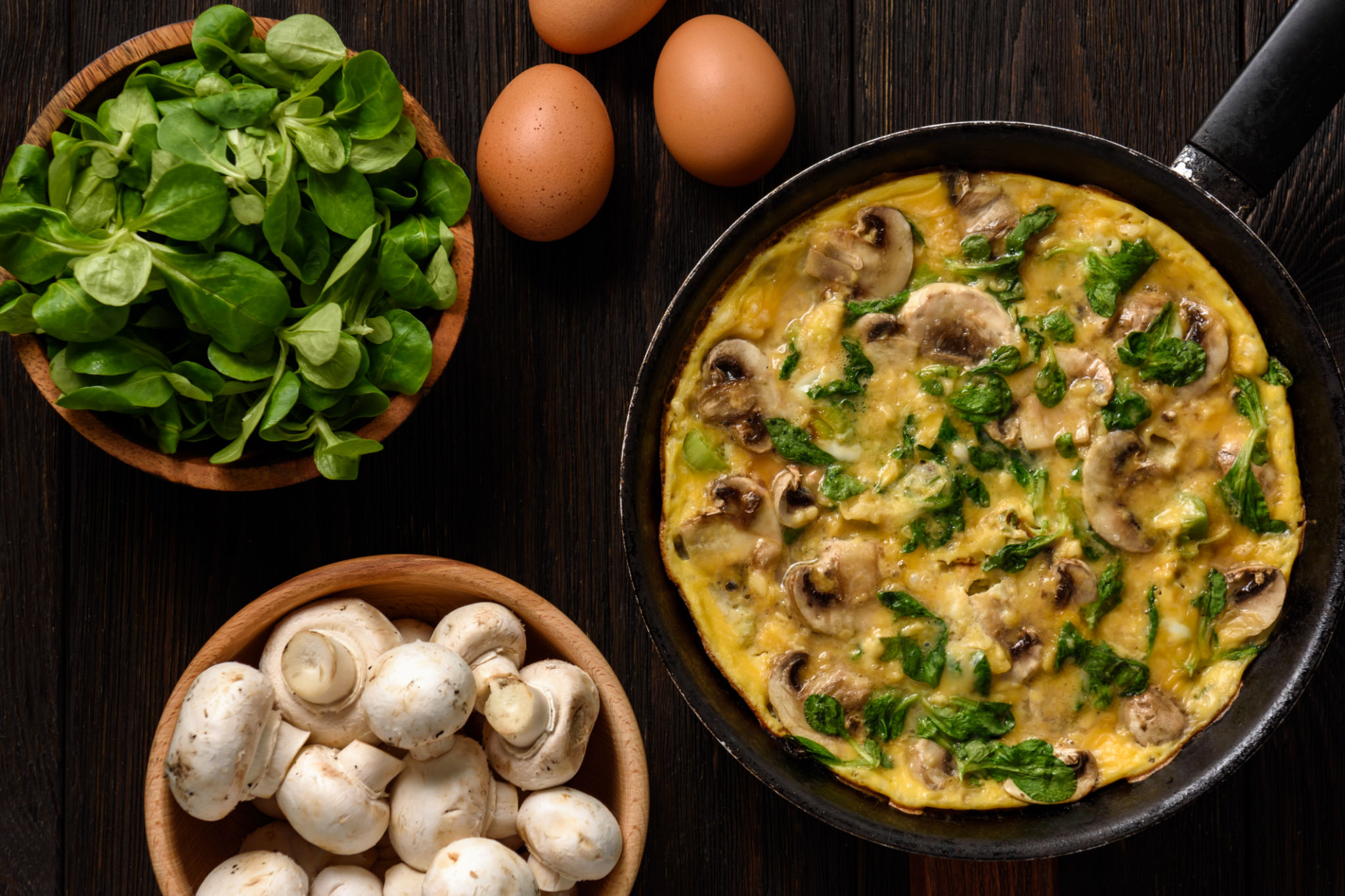 mushroom omelet