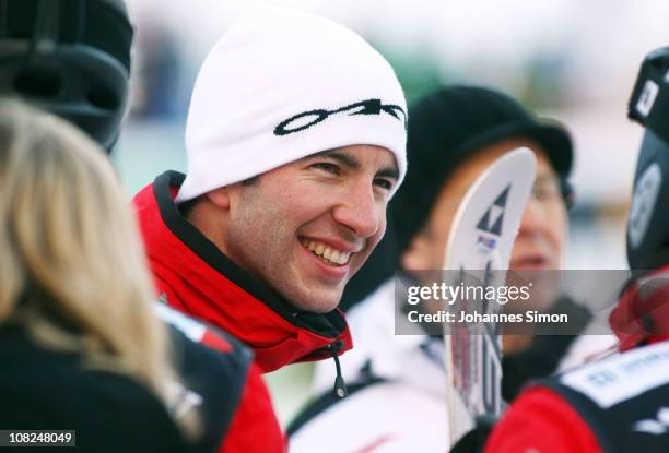 Mike Rockenfeller participates in the Kitzbuehel Celebrities Charity Race on January 22, 2011 in Kitzbuehel, Austria.