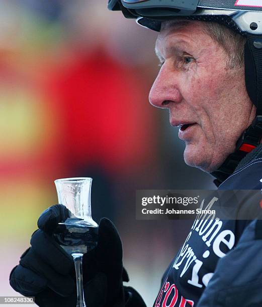 Helmut Marko participates in the Kitzbuehel Celebrities Charity Race on January 22, 2011 in Kitzbuehel, Austria.