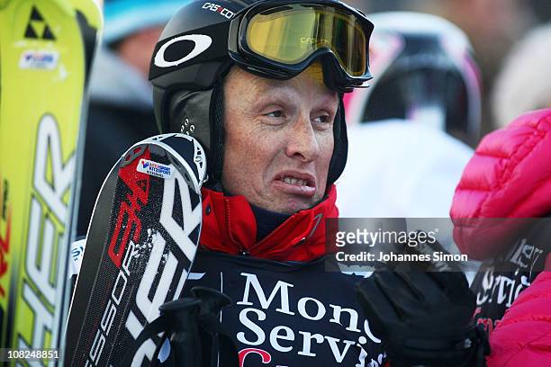 Javier Alonso participates in the Kitzbuehel Celebrities Charity Race on January 22, 2011 in Kitzbuehel, Austria.