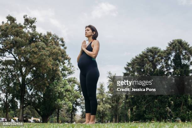 Pregnant Women doing Yoga