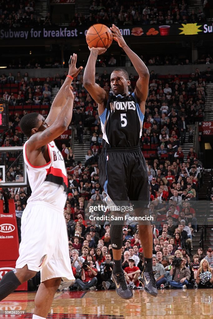 Minnesota Timberwolves v Portland Trail Blazers