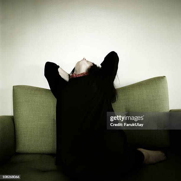 Sad Back Woman Sad Back Of Head Photos and Premium High Res Pictures - Getty Images