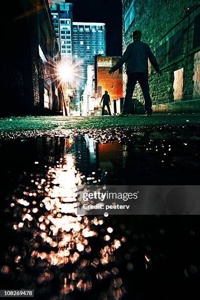 dangerous alley - the way of the fight stock pictures, royalty-free photos & images