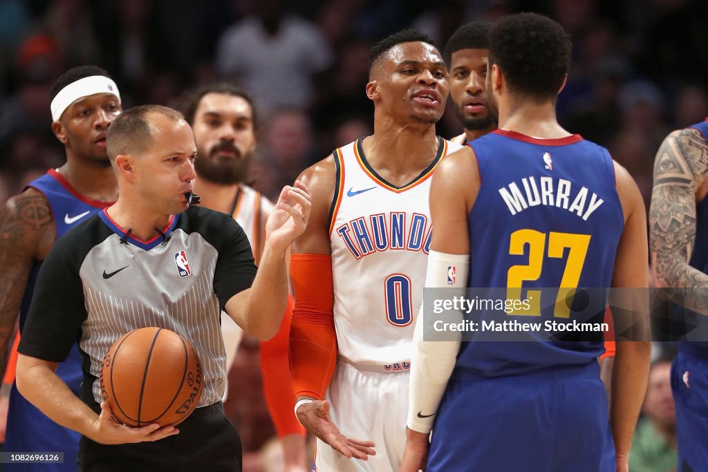 Oklahoma City Thunder v Denver Nuggets