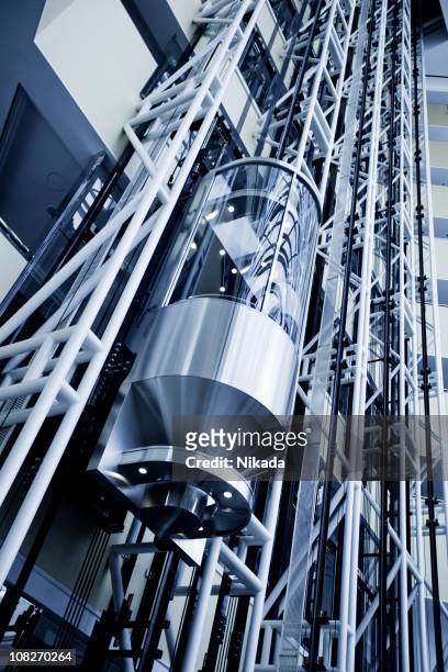 moderno ascensore - lift foto e immagini stock