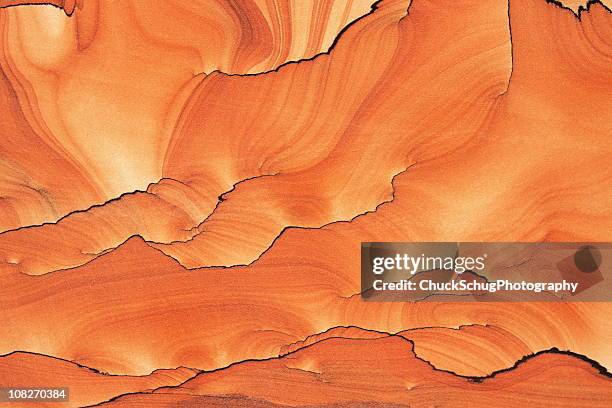 sandstone weathered rock canyon pattern - sandsten bildbanksfoton och bilder