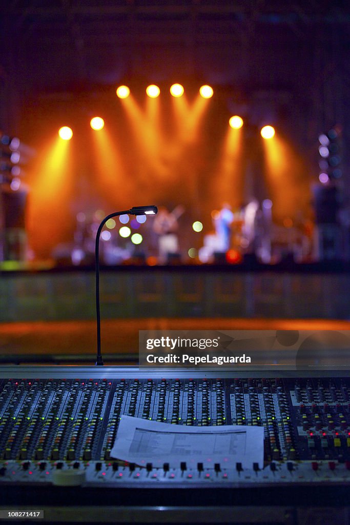 Concert stage lights
