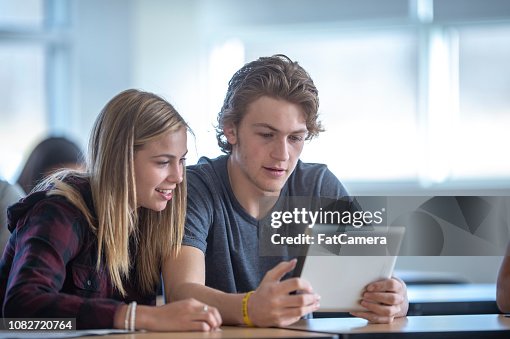 Going Over Notes High-Res Stock Photo - Getty Images